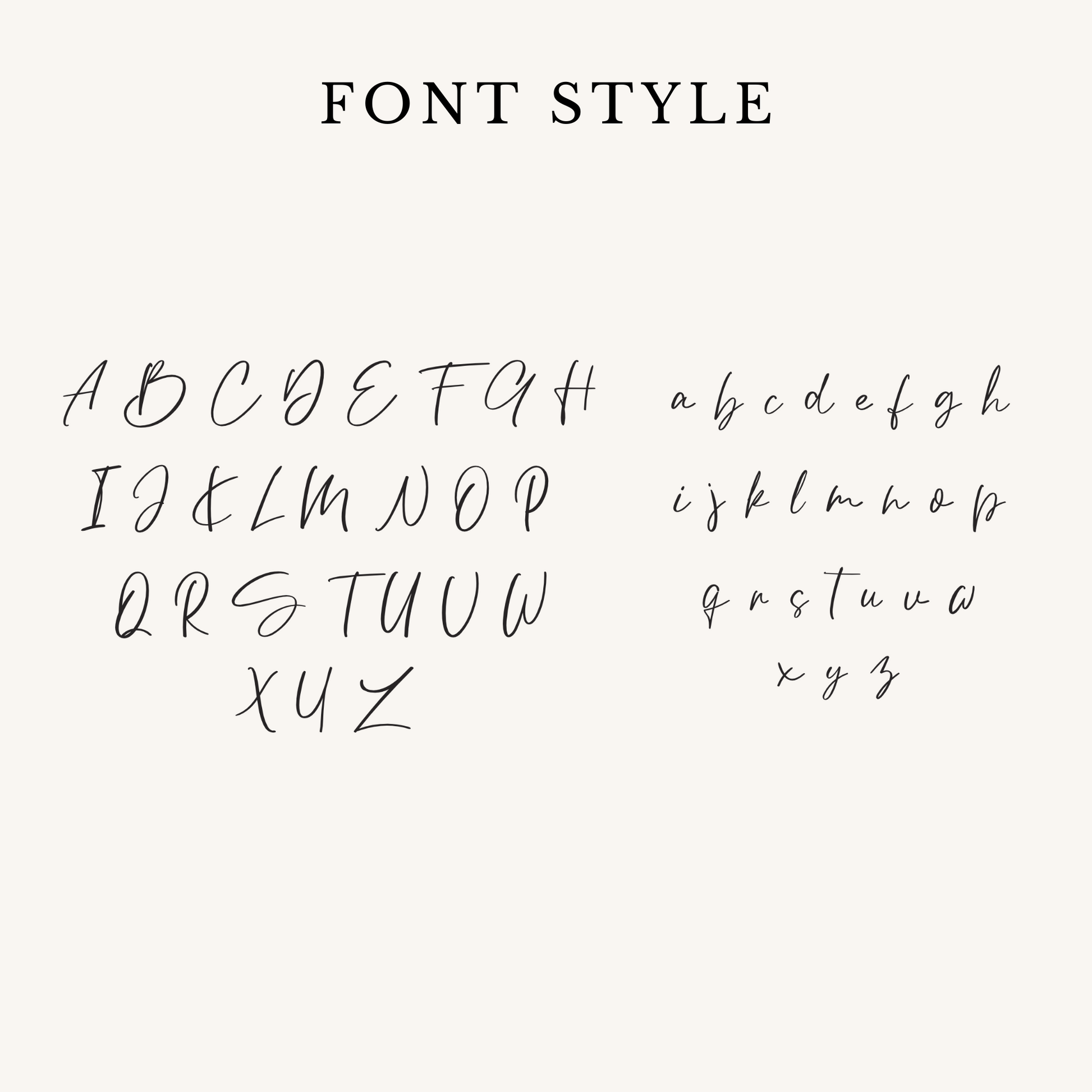 a handwritten font that is in different font styles