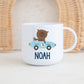 Personalised Bear Children's Polymer Mug Petite Souris Creations