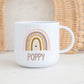 Boho Rainbow Personalised Polymer Cup