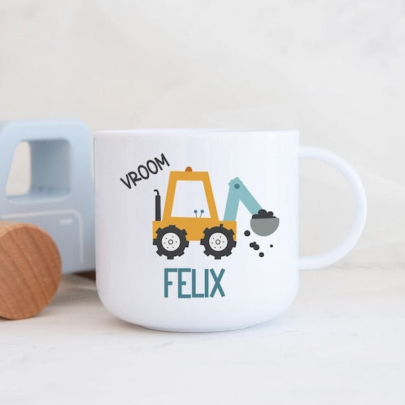 Yellow digger Polymer Mug