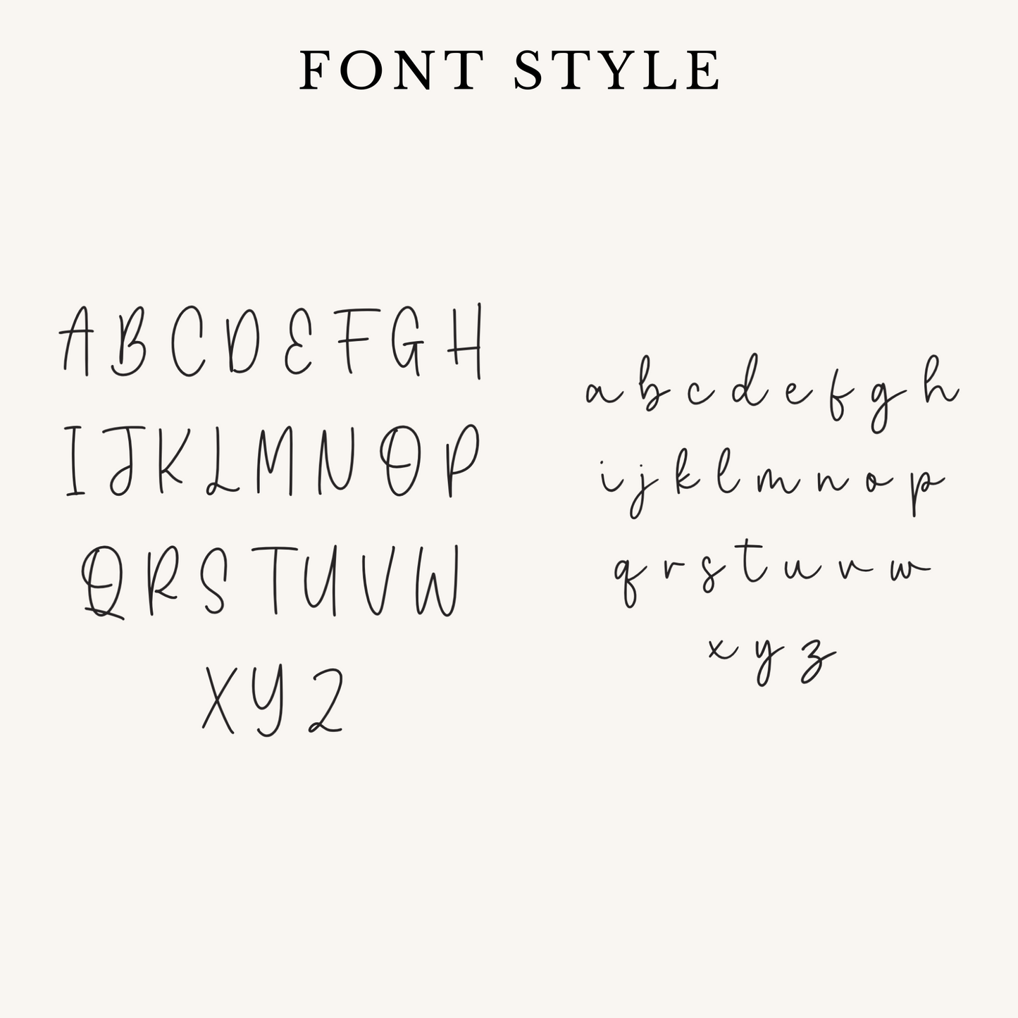 a handwritten font with a black and white background