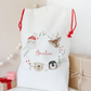 Festive Animals Christmas Sack