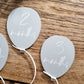 12 Balloon Monthly Milestone Set Petite Souris Creations