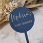 Acrylic Baby Shower Cake Topper