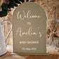 Baby Shower Acrylic Welcome Sign Petite Souris Creations