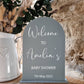 A4 Baby Shower Arch Acrylic Sign
