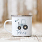 Personalised Tractor Children's Enamel Enamel Mug Petite Souris Creations