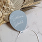 Salaam World Baby Announcement Balloon Petite Souris Creations